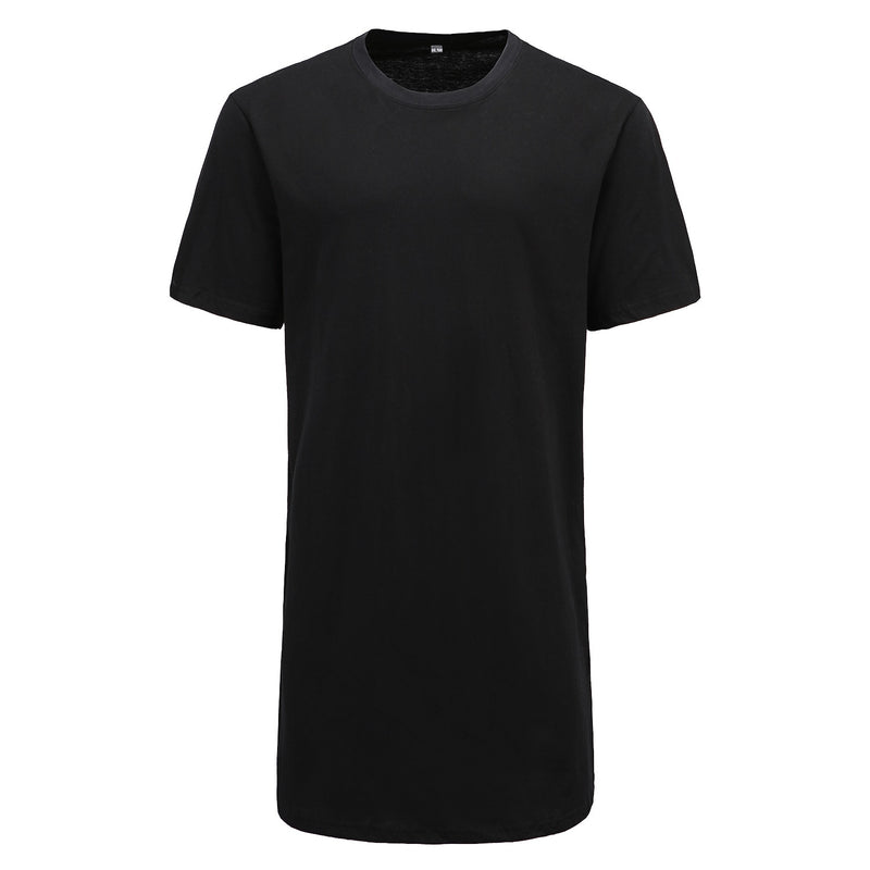 Long-line T-Shirt in Black