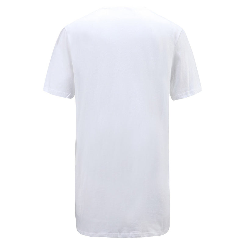 Long-line T-Shirt in White