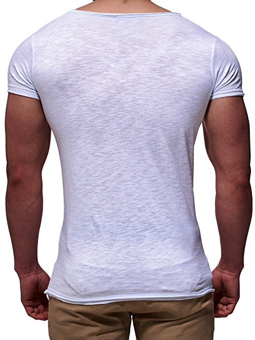 V-Neck T-Shirt in White