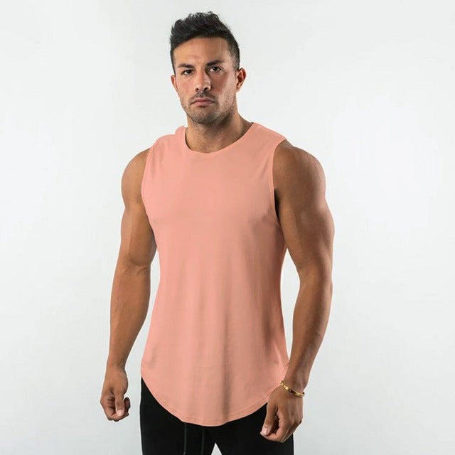 Sleeveless Shirt in Pink