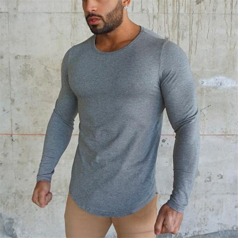 Long Sleeve Top in Grey