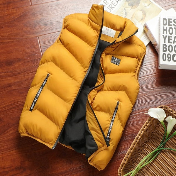 Insulated Vest in Yellow